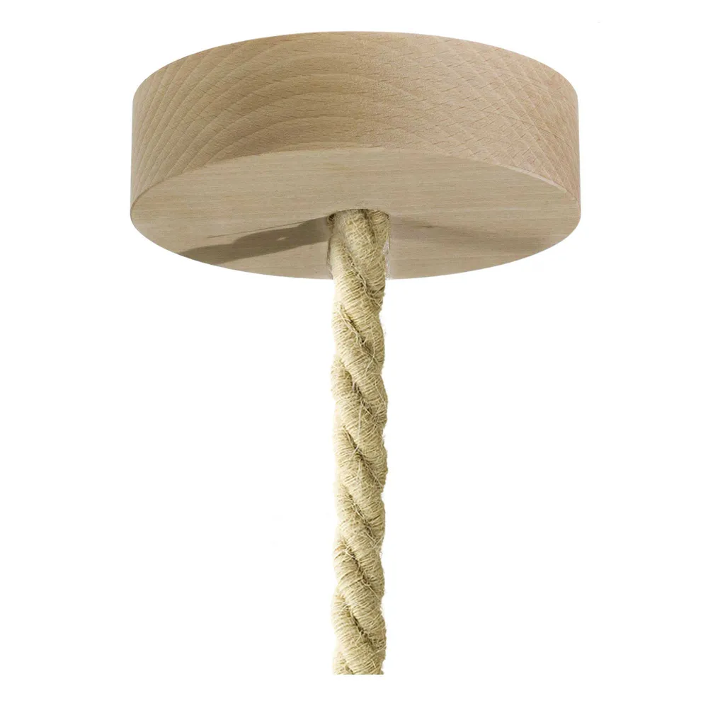 Suspension complète avec cordon nautique XL et finitions en bois - Neutre