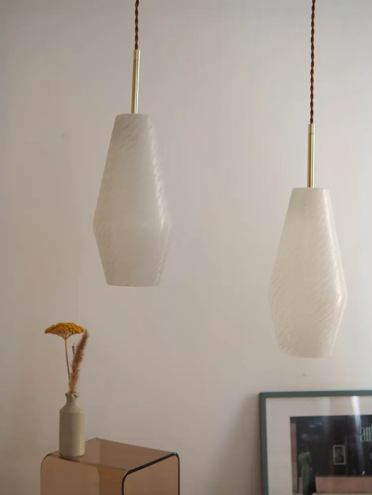 Suspension double en opale Eosa