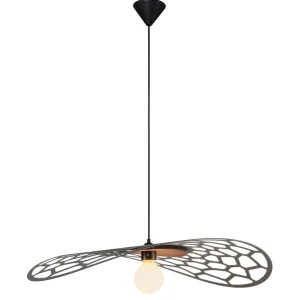 Suspension Eole havane/sable du tatami D95