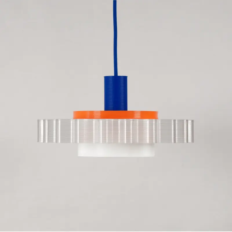 Suspension Gigi n°3 câble bleu