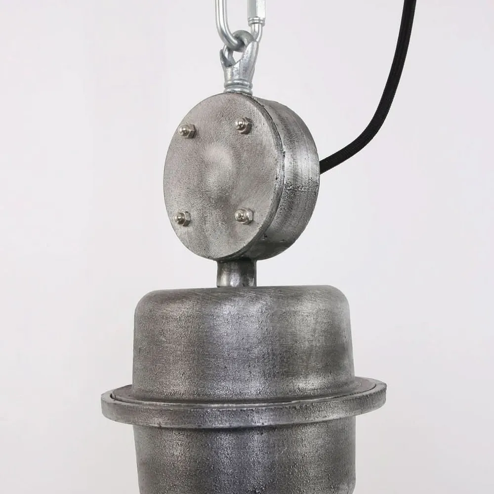 Suspension Industrielle Grise | Jory