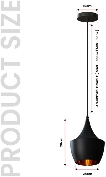 Suspension industrielle LEDSone, luminaire contemporain E27 ~ 1975
