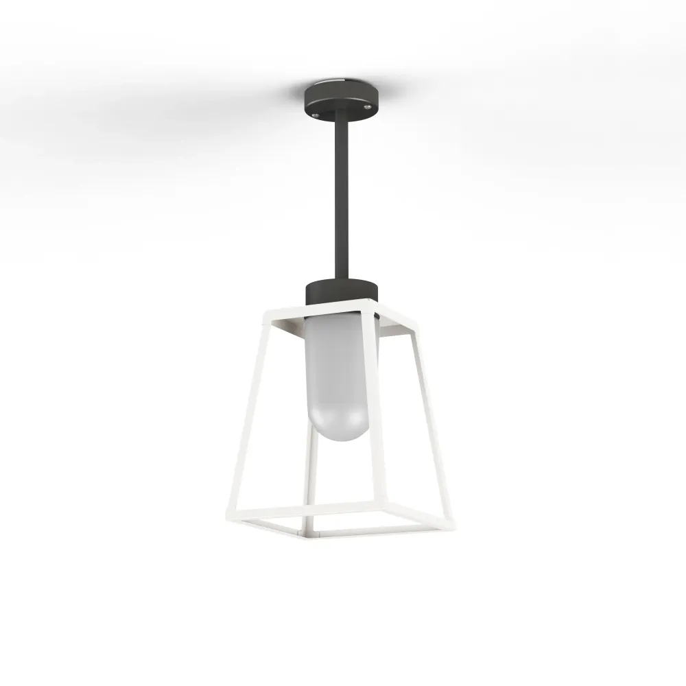Suspension Lampiok 1 N°2 opale Blanc 001 131004001