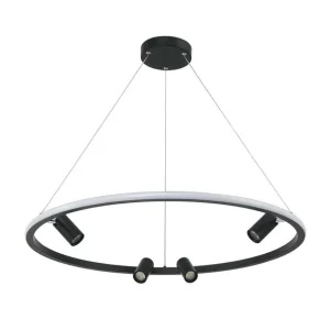 Suspension LED Zambelis 22013 noire Ø 79 cm