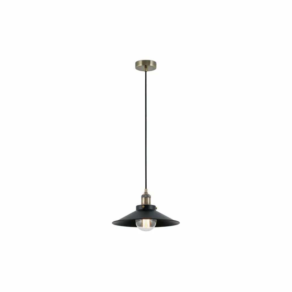 Suspension MARLIN or vieilli et noir