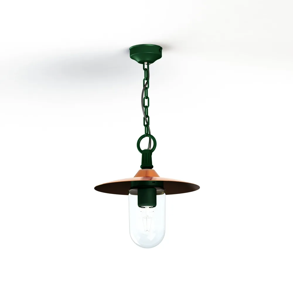 Suspension Montana N°1 clair Dôme cuivre brut- Vert 067 139017067
