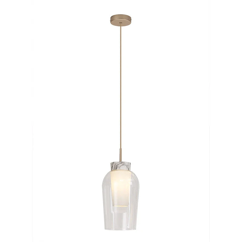 Suspension Nora doré1 lumière Mantra 8398