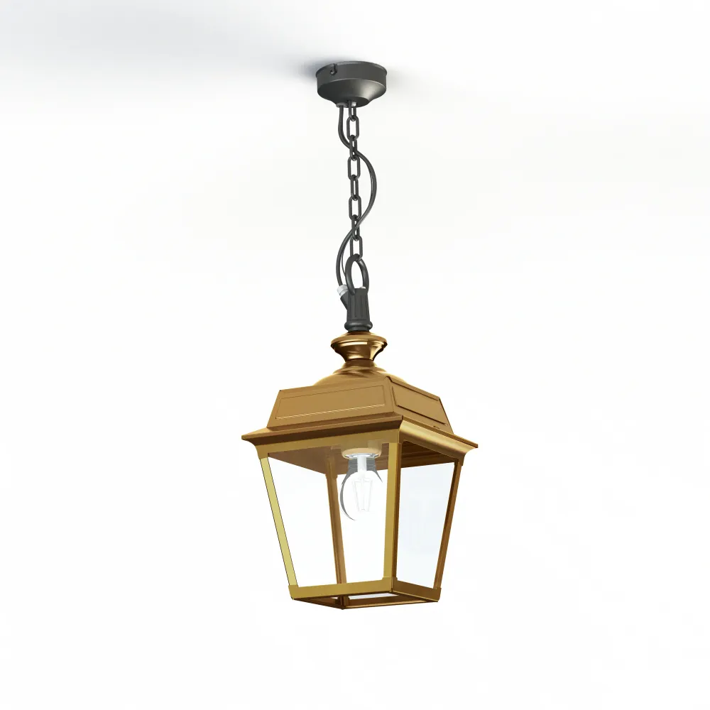 Suspension Place des Vosges 1 Tradition N°1 Laiton vernis teinté 070 151001070