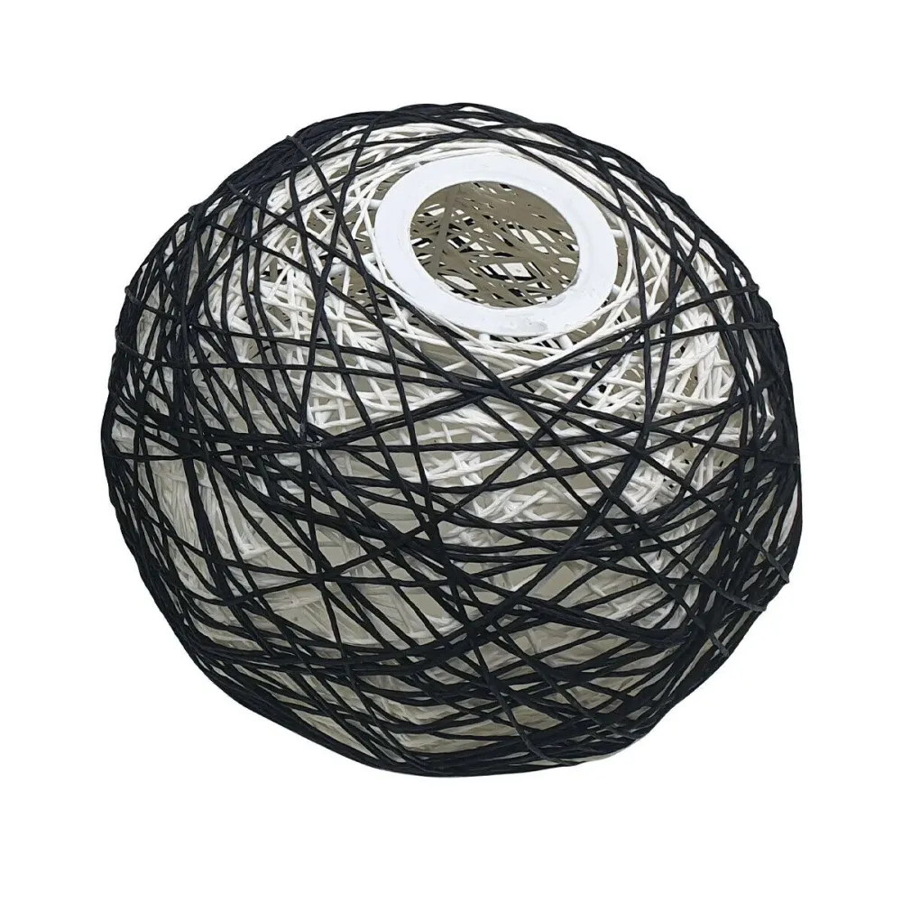 Suspension tissée simple abat-jour suspension cage-1967