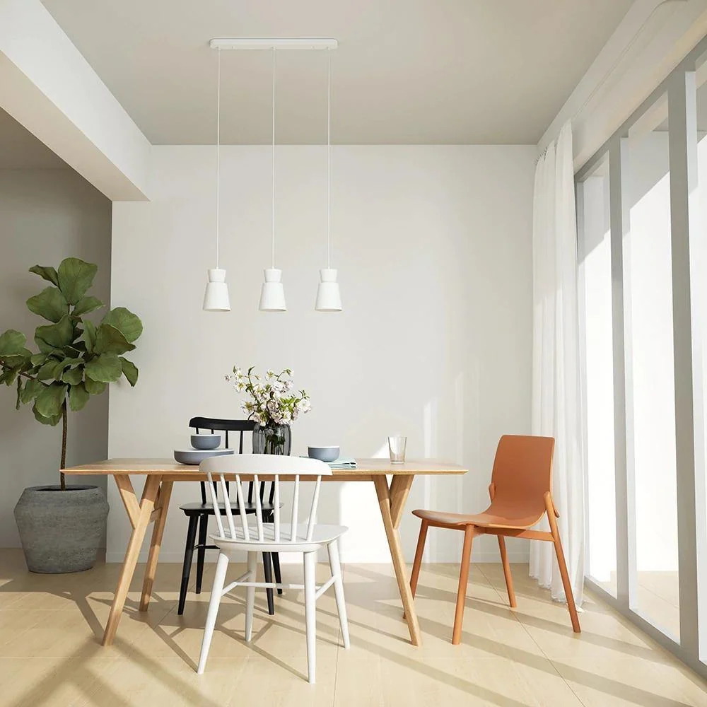 Suspension à trois lampes style scandianve | Fiona