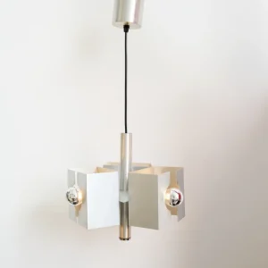 Suspension UFO, trois feux forme carrée, 1970s