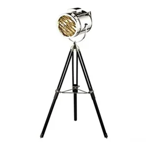 Taoyouzj Lampe à Pied American Industrial Loft Retro Vintage Floor Lampadaire LED Trépied Industrial Secourklight Creative...