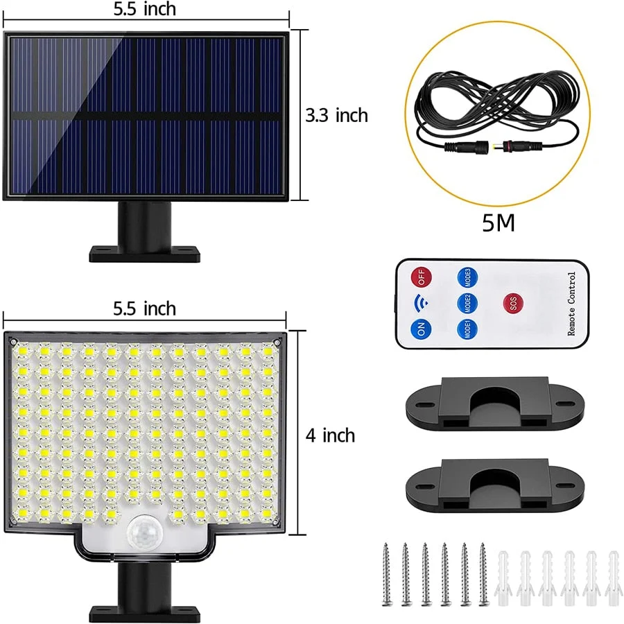 Lampe solaire 106 LED avec détecteur de mouvement achetée 1 Achetée = 1 OFFERTE TéléAchat EXPRESS