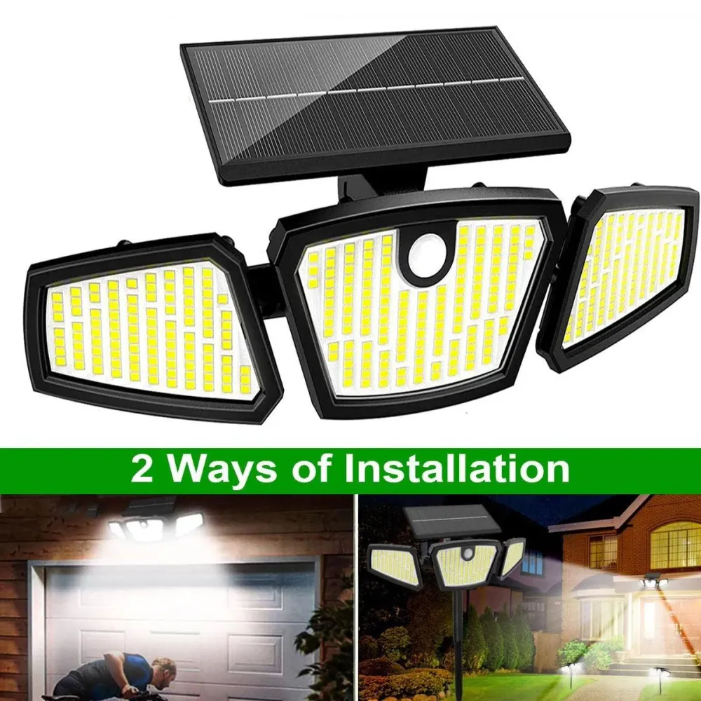 Lampe LED solaire jardin 2en1 TeleAchatEXPRESS