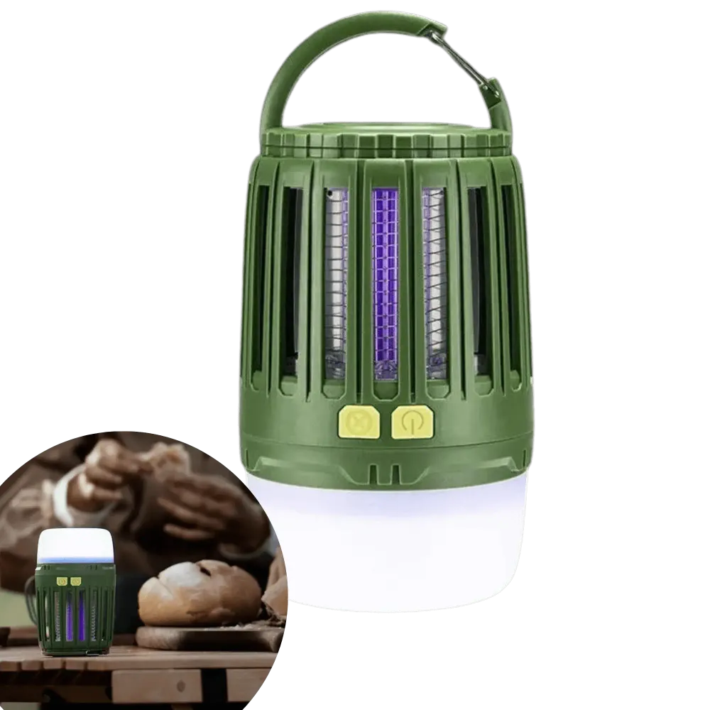 Lampe Anti-Moustique Multifonction : Illuminez et Protégez vos Soirées en Camping tente-de-toit.Shop