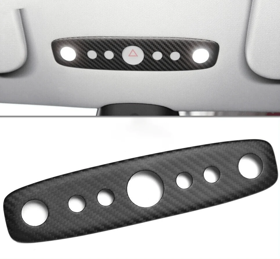 Tesla Model 3 Highland Kit de protection pour lampe de lecture intérieure en fibre de carbone véritable