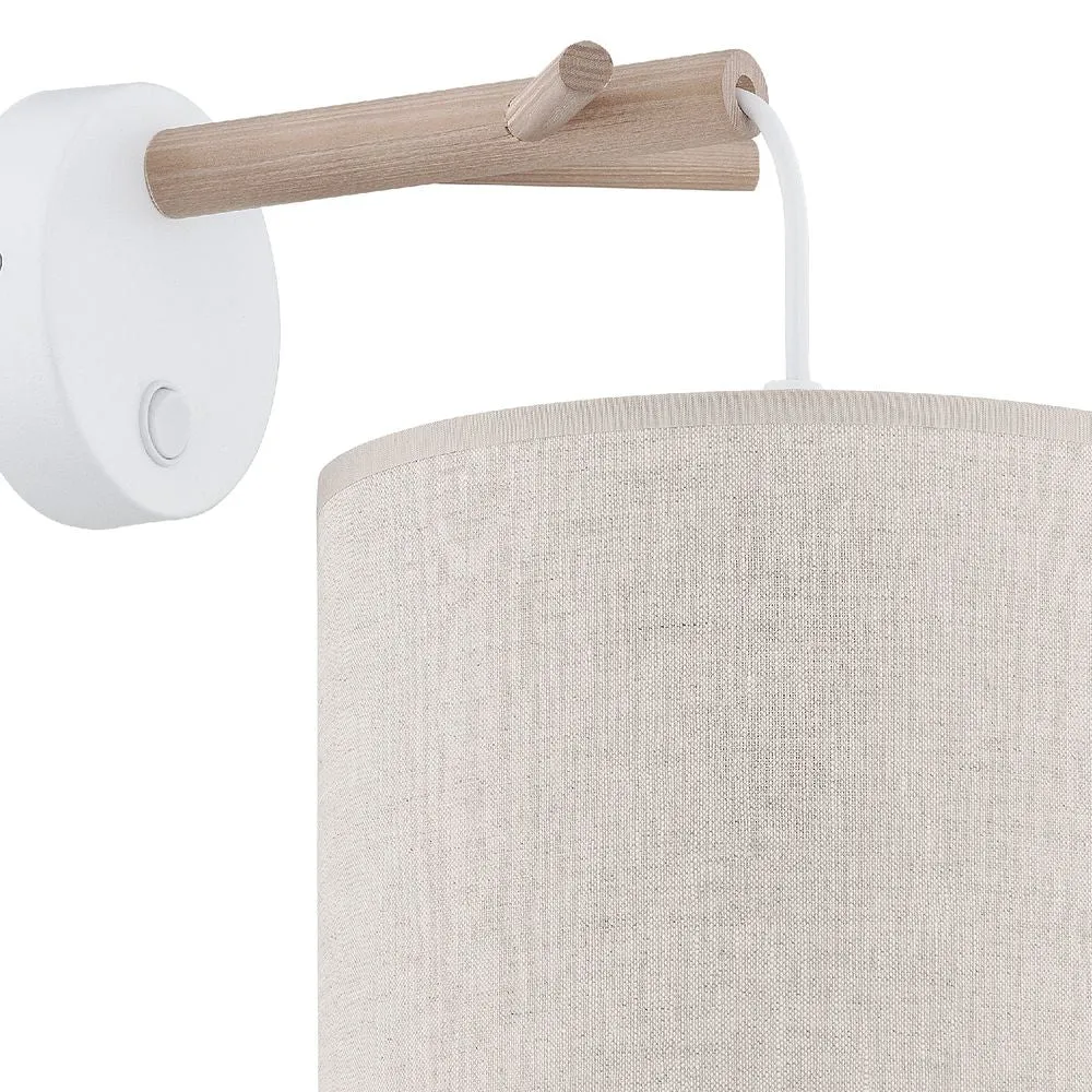 Applique murale ALBERTO en métal blanc E27 1L TK Lighting