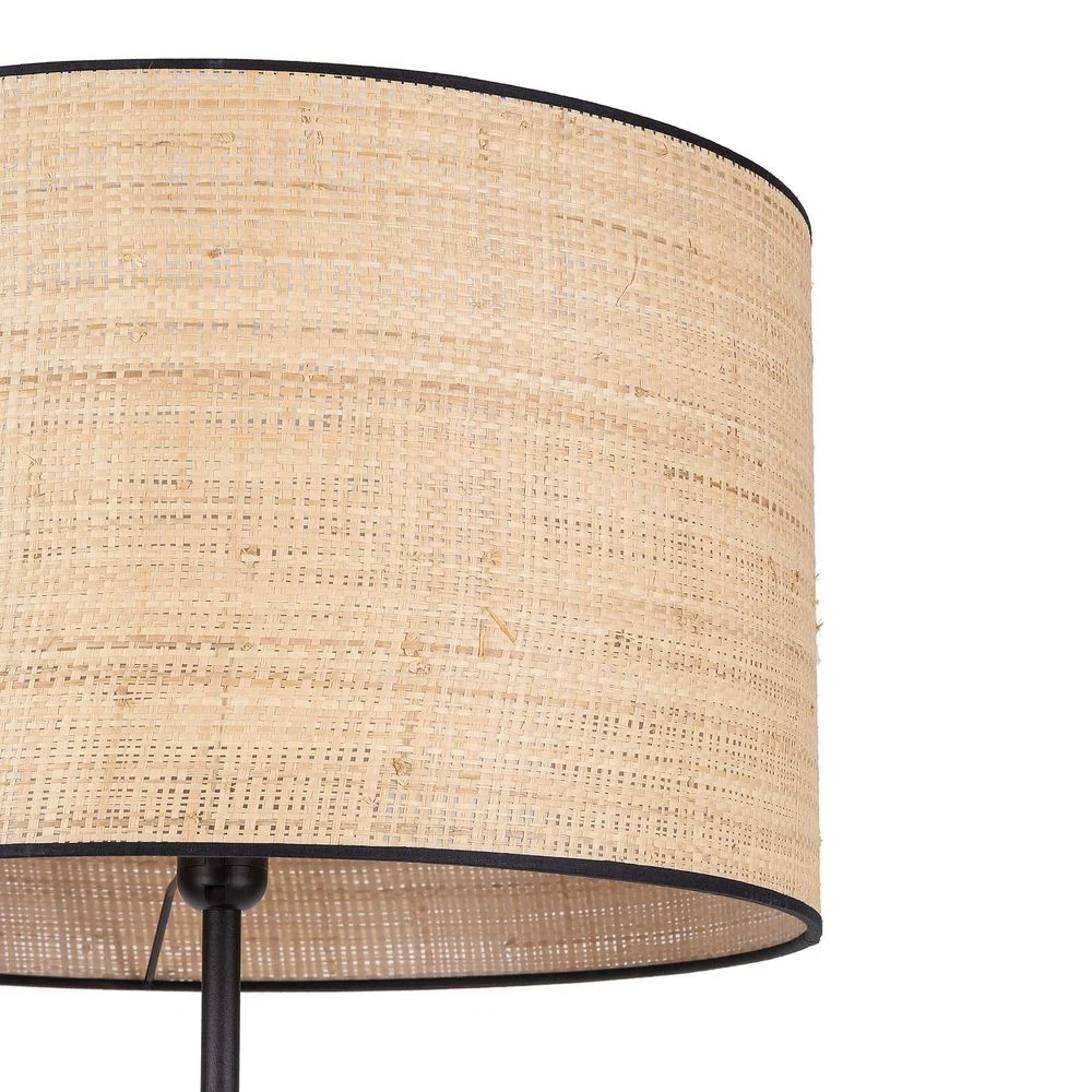 Lampadaire LIBERIA en métal noir E27 1L TK Lighting