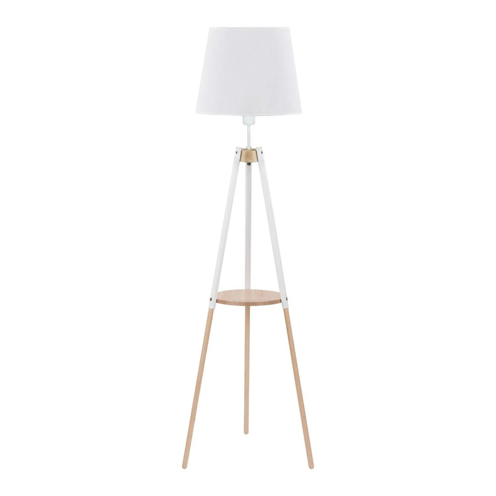 Lampadaire VAIO en métal E27 1L White TK Lighting
