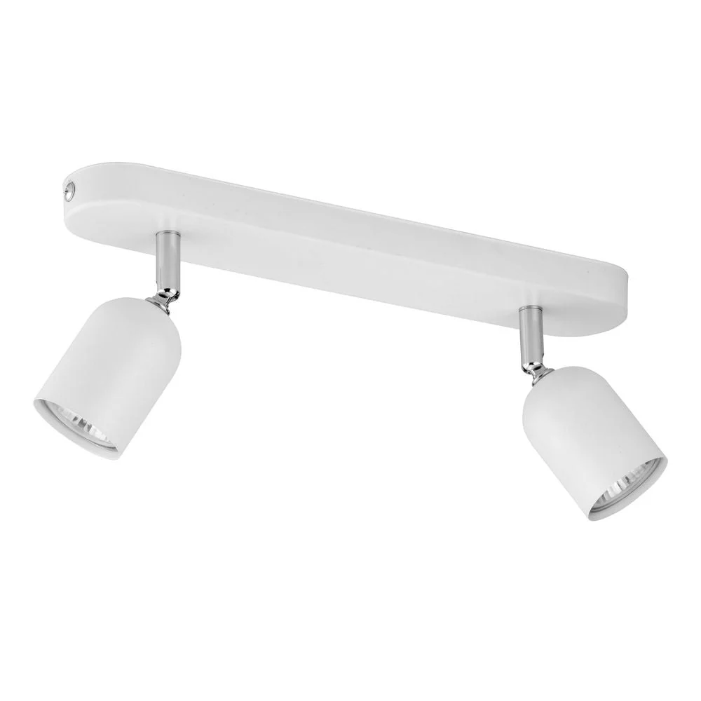 Rail d'éclairage supérieur en métal GU10 2L White TK Lighting