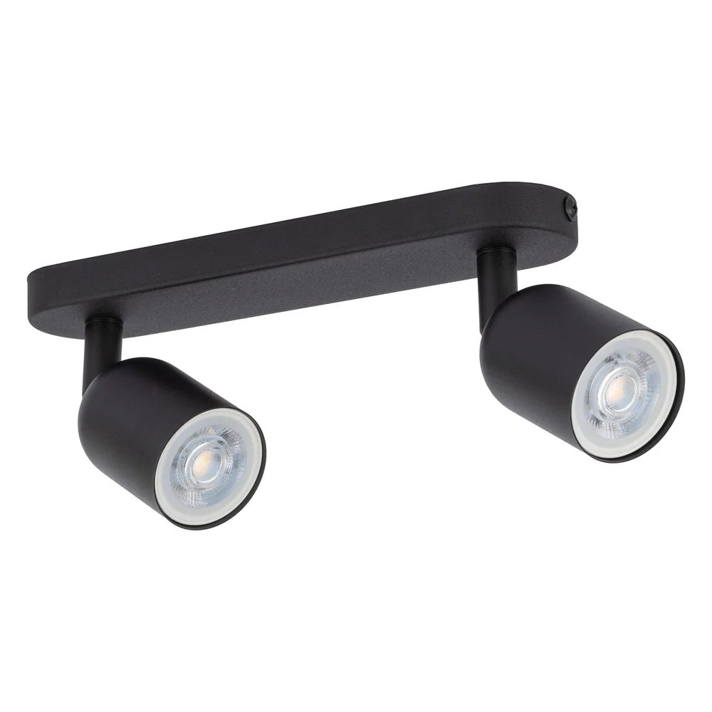 Rail d'éclairage supérieur en métal GU10 2L White TK Lighting