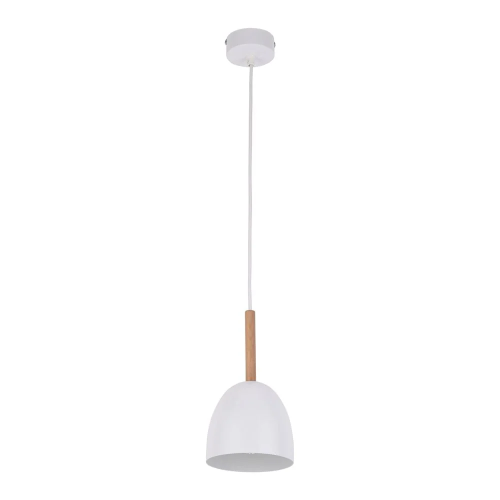 Suspension NORD en métal E27 1L White TK Lighting