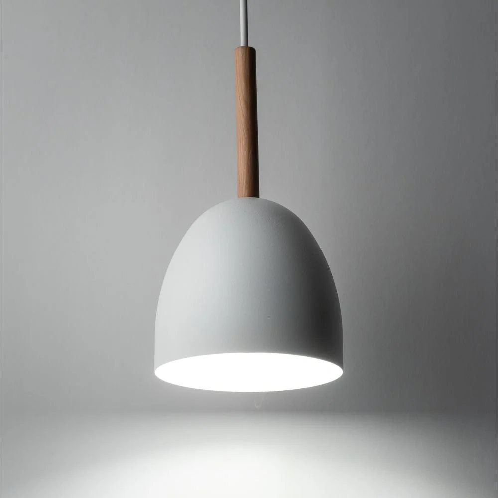 Suspension NORD en métal E27 1L White TK Lighting