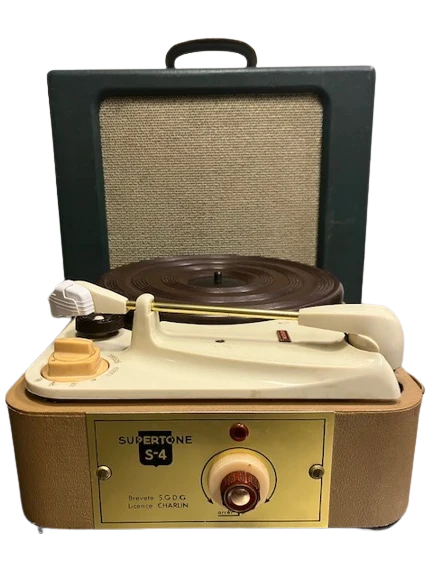 Tourne disque avec amplificateur à lampe Supertone S-4
