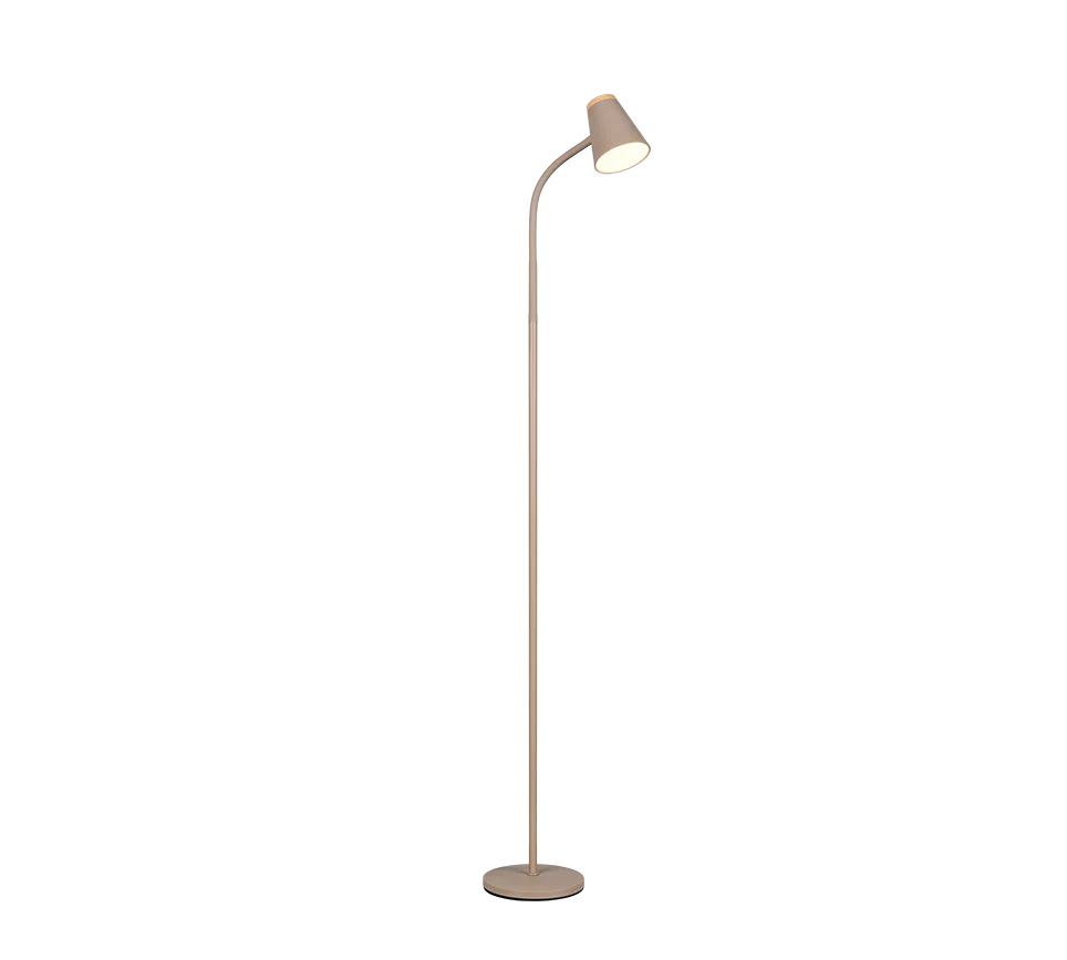 Lámpara de pie Trio Pongo LED warm beige 3000K 145cm R45831143