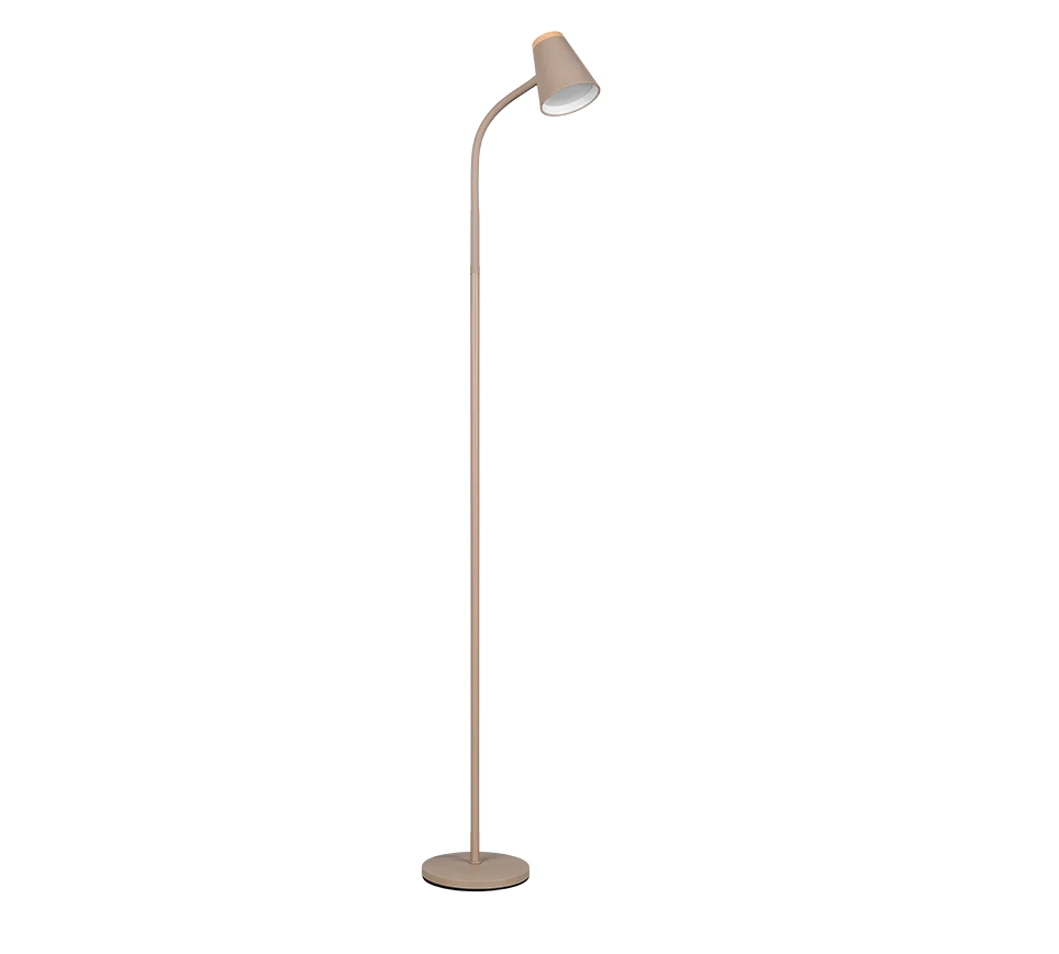 Lámpara de pie Trio Pongo LED warm beige 3000K 145cm R45831143