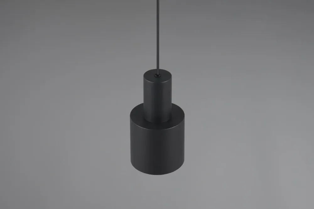 Trio Agudo Pendant lamp 1L black 319400132