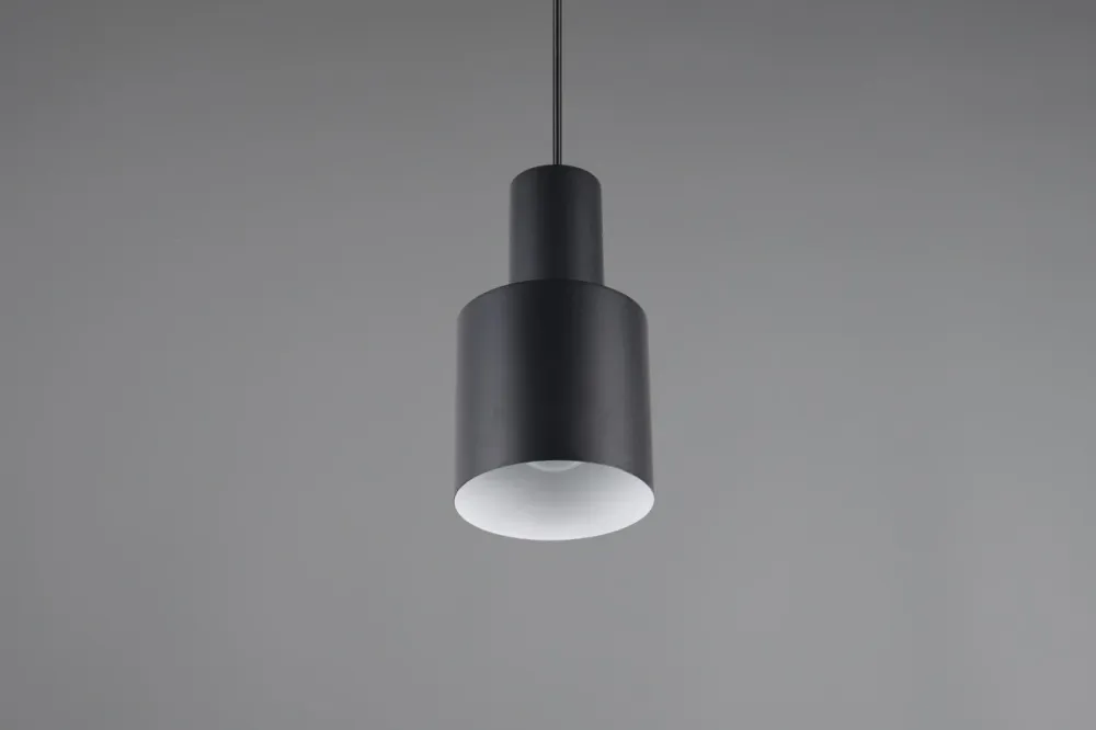 Trio Agudo Pendant lamp 1L black 319400132