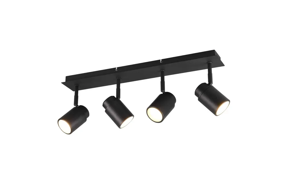 Trio Angelo Black mat metal spotlight 880400432