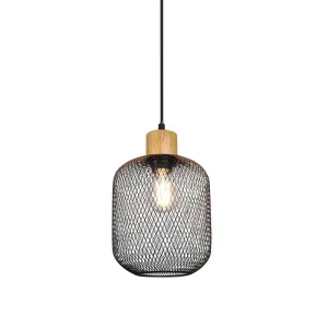 Trio Calimero Black mat metal pendant lamp R30561032