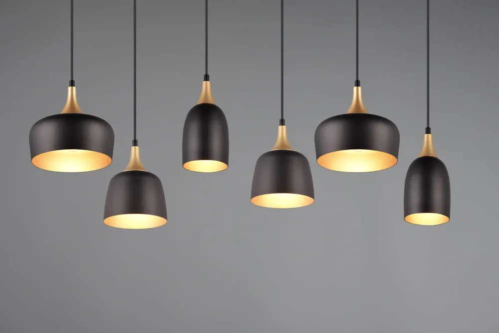 Trio Chiraz Pendant Lamp Metal Mat Black 310500632