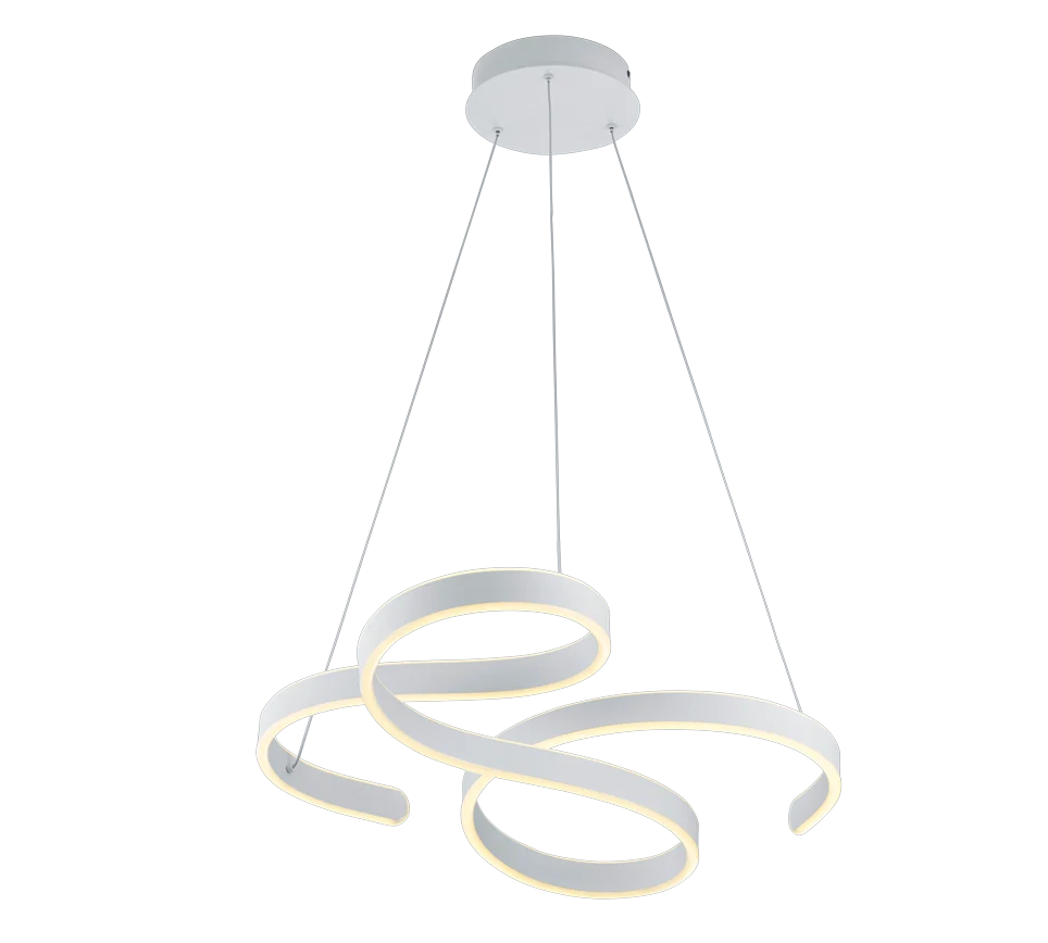 Trio Francis White Mat Metal LED Pendant Lamp 371310131
