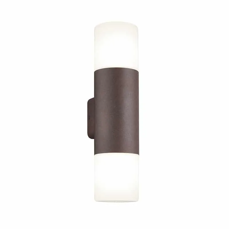 Trio Hoosic Rust Aluminum Exterior Wall Light 222260224