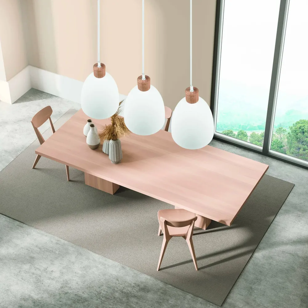 Trio Jagger White Mat Metal Pendant Lamp R30681031