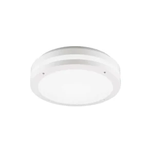 Trio Kendal LED outdoor ceiling light white mat plastic R62151131