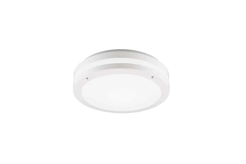 Trio Kendal LED outdoor ceiling light white mat plastic R62151131