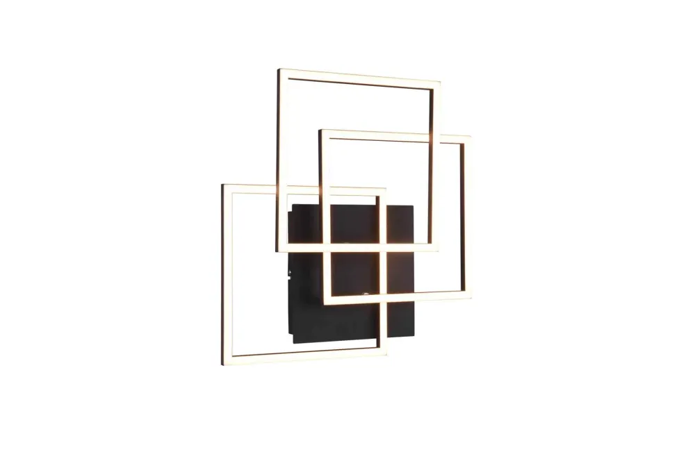 Trio Mobile LED metal ceiling lamp black mat R62883132