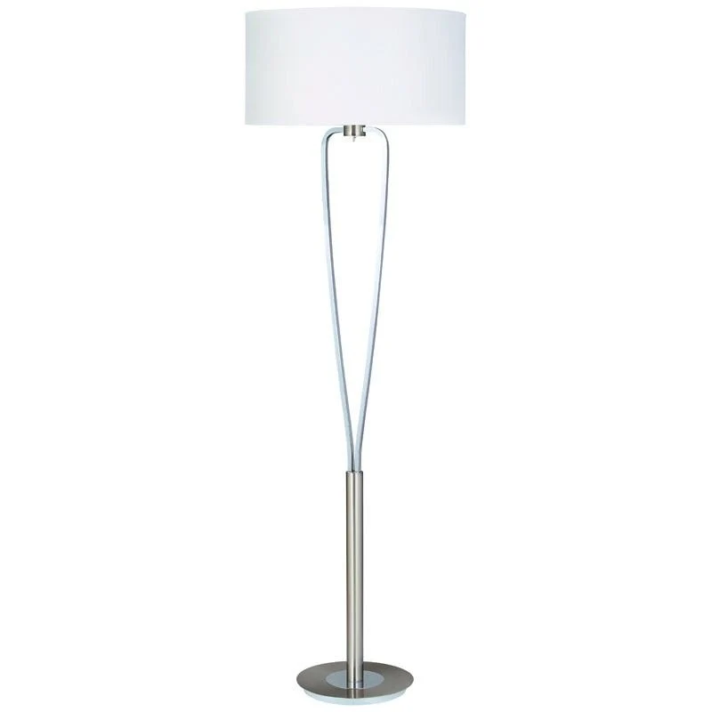 Trio Paris II Matte Nickel Metal Floor Lamp 400200107