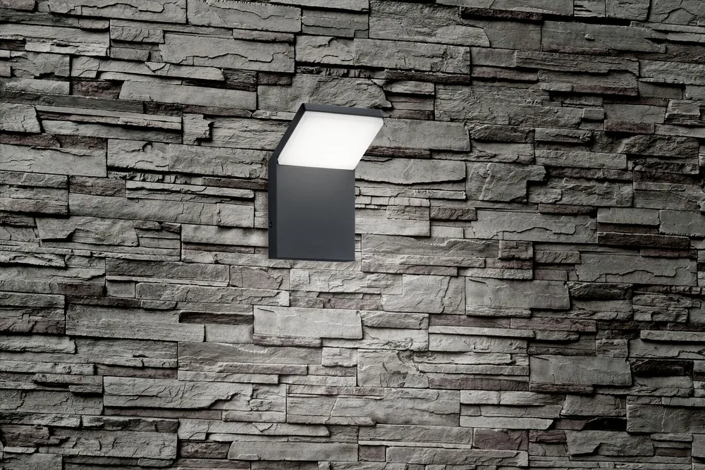 Trio Pearl Anthracite Aluminum LED Outdoor Wall Light 221160142