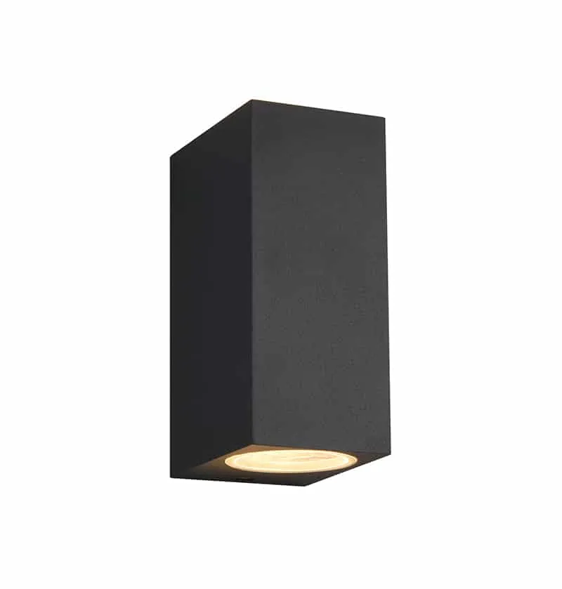 Trio Roya Anthracite Aluminum Exterior Wall Light 204269242