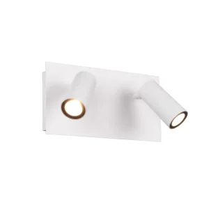 Trio Tunga Aluminum LED outdoor wall light mat white 222960231