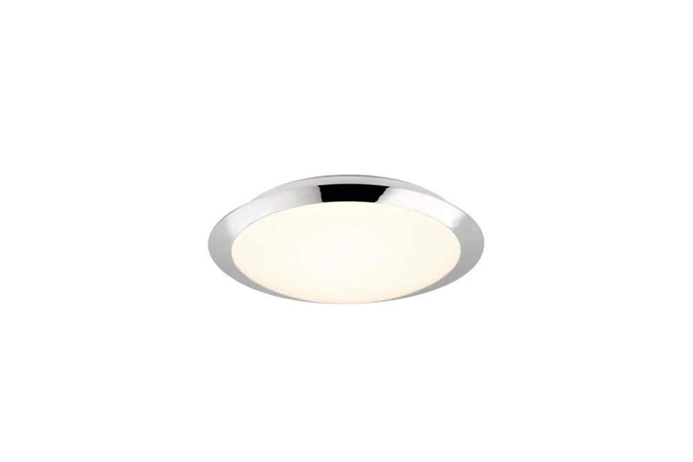 Trio Umberto LED plastic chrome ceiling lamp 680310106