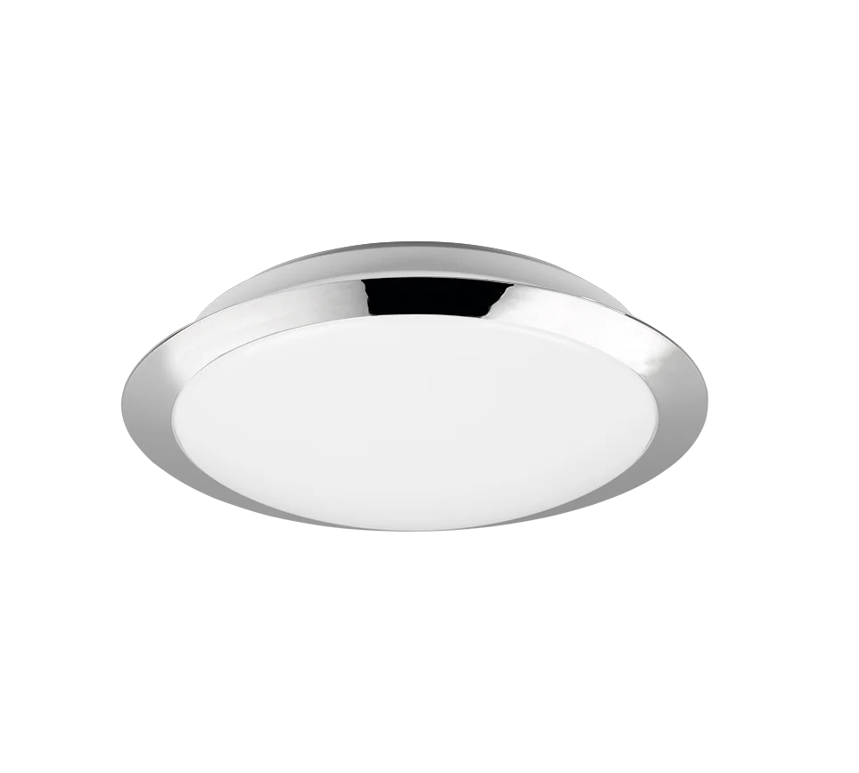 Trio Umberto LED plastic chrome ceiling lamp 680310106