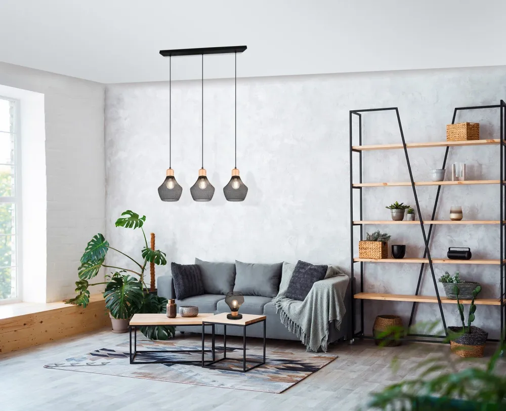 Trio Valeria Table lamp metal black mat R51281032
