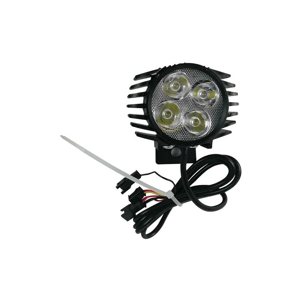 Lampe led et klaxon avant noir Trott2Rue