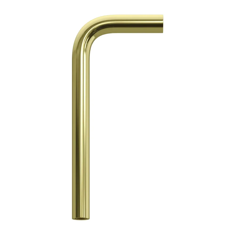 Tube courbé d’extension 14 cm en métal - Laiton